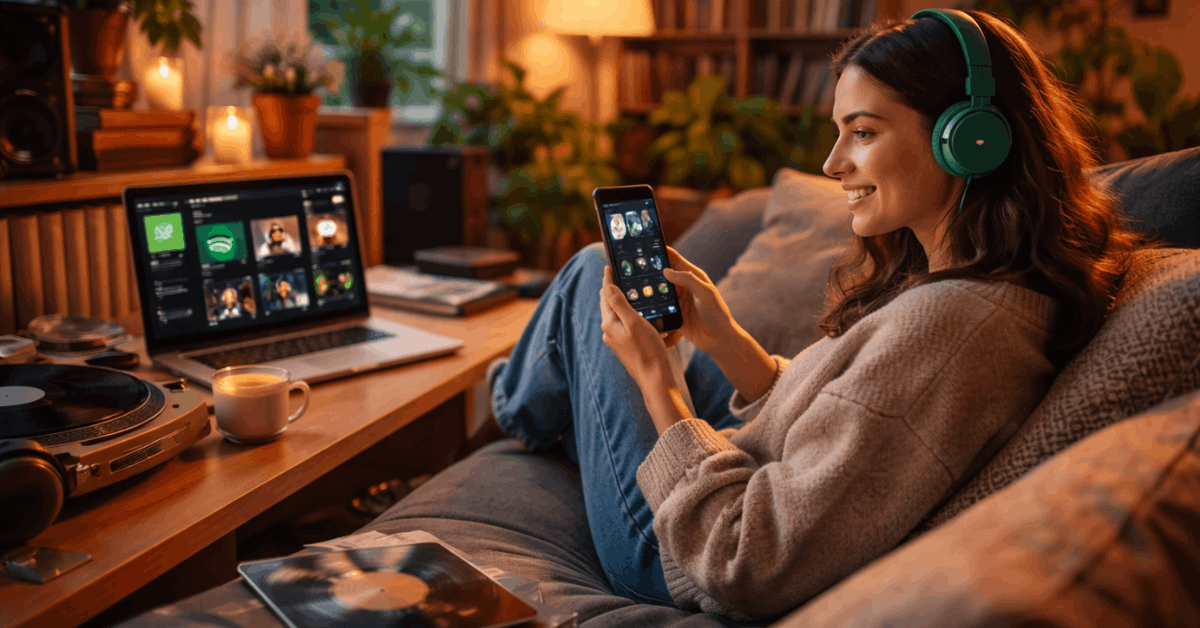 Entdecke neue Musik und Podcasts mit Spotify